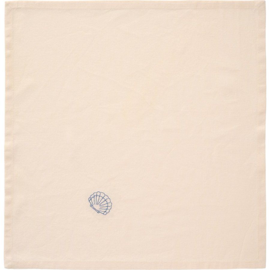 Ib Laursen Atlantis Stofserviet Musling 40x40 cm, Butter Cream