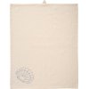 Ib Laursen Atlantis Viskestykke Musling 50x70 cm, Butter Cream