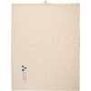 Ib Laursen Flora Viskestykke Bl Kornblomster 50x70 cm, Butter Cream