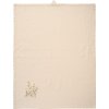 Ib Laursen Flora Viskestykke Gule Smrblomster 50x70 cm, Butter Cream
