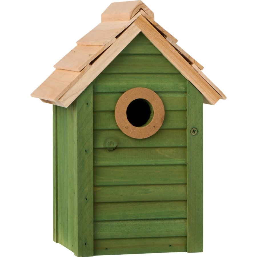Ib Laursen Fuglehus H26 cm, Natur/Grn