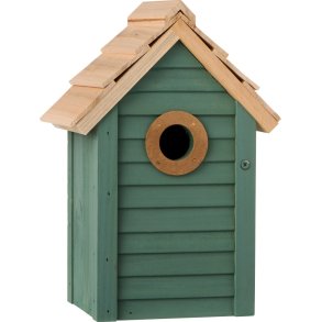 Ib Laursen Fuglehus H26 cm, Natur/Blå