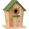 Ib Laursen Fuglehus H22 cm, Natur/Grn