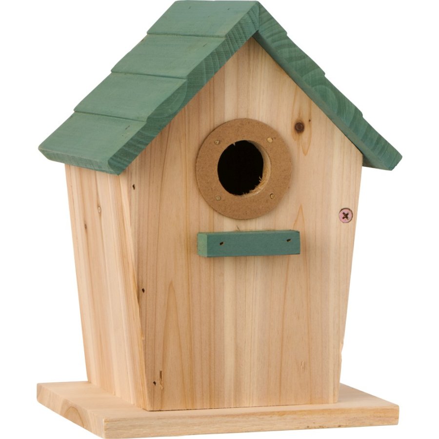 Ib Laursen Fuglehus H22 cm, Natur/Bl