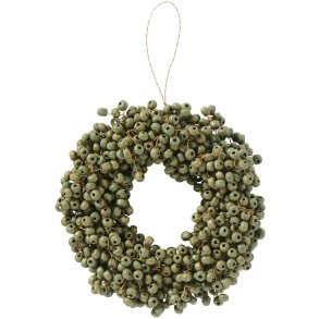 Ib Laursen Stillenat Krans �13,5 cm, Gr�n