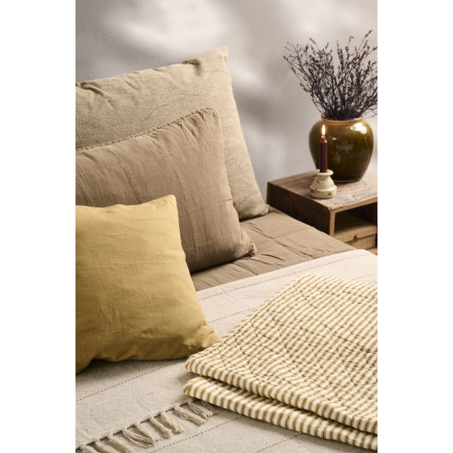 Ib Laursen Kissenbezug 50x70 cm, Ochre Green