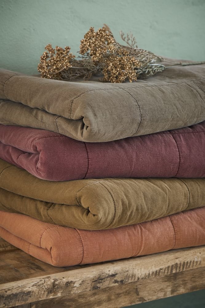 Ib Laursen Vintage Teppich 130x180 cm, Dusty Plum
