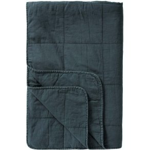 Ib Laursen Vintage Steppdecke 130x180 cm, Chalk Blue