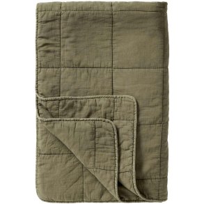Ib Laursen Vintage Woondeken 130x180 cm, Eucalyptus Green