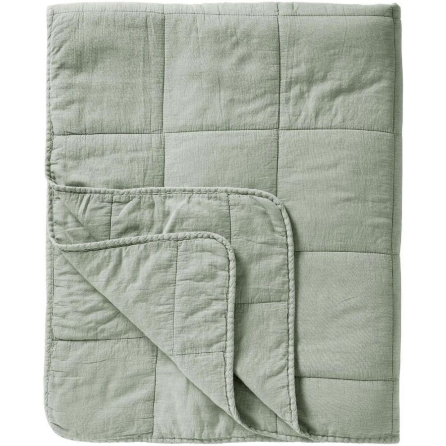 Ib Laursen Vintage Quilt Senget�ppe 240x240 cm, Pistacie