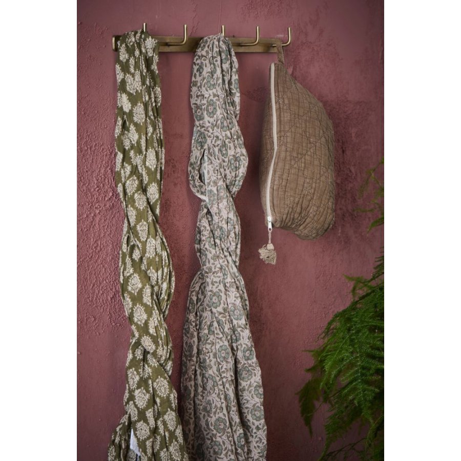 Ib Laursen Toilettaske Quiltet 18x28 cm, Truffle