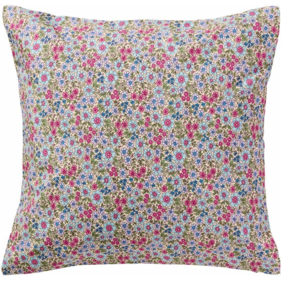Ib Laursen Kissenbezug 60x60 cm, Fuchsia/Blumen