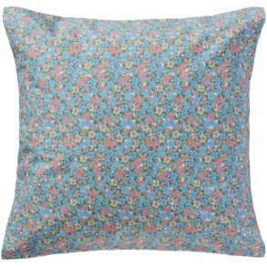 Ib Laursen Kissenbezug 60x60 cm, Hellblau/Blumenmuster