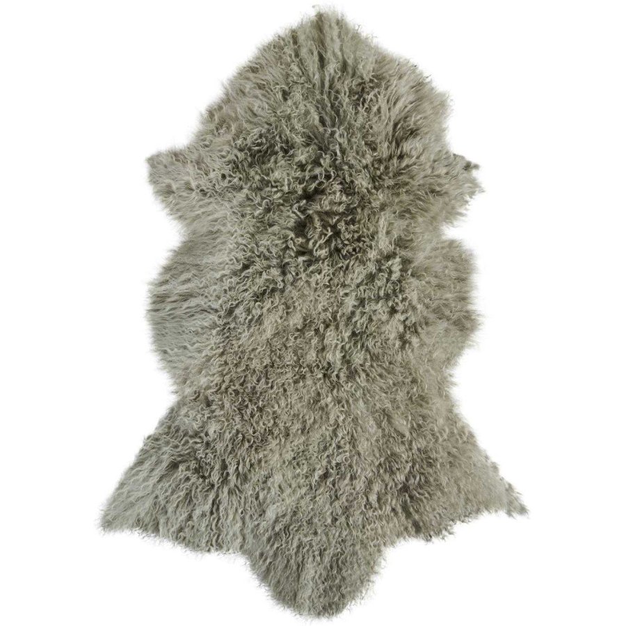 Ib Laursen Tibetisches Lammfell 50x90 cm, Grau
