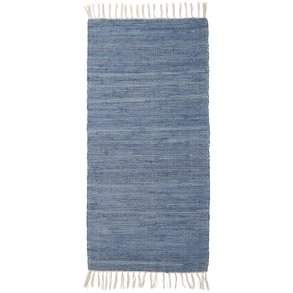 Ib Laursen Flickenteppich 60x120 cm, Indigo