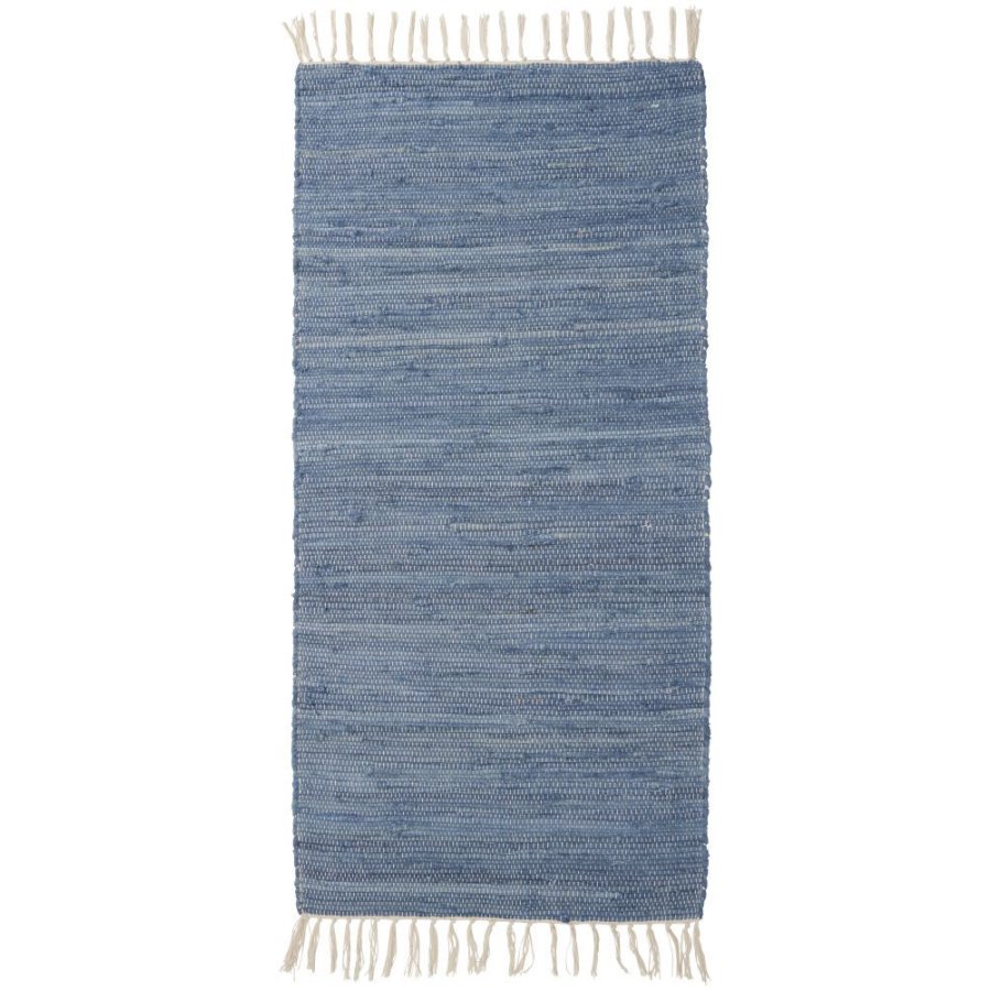 Ib Laursen Flickenteppich 60x120 cm, Indigo