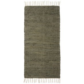 Ib Laursen Flickenteppich 60x120 cm, Myrtel Green
