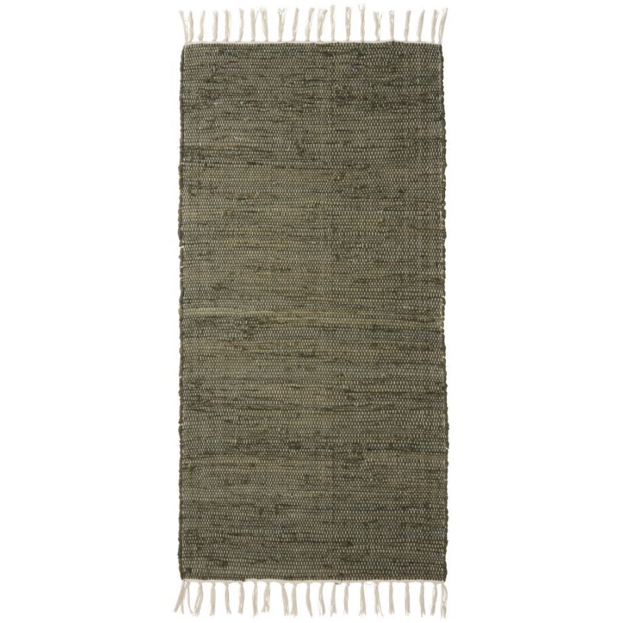 Ib Laursen Flickenteppich 60x120 cm, Myrtel Green