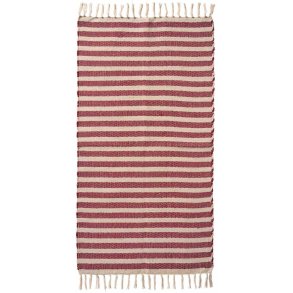 Ib Laursen Lufer 60x120 cm, Creme/Rot