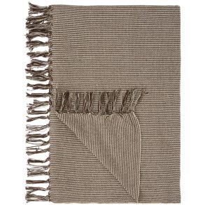 Ib Laursen Decke 130x160 cm, Sahne/Mokka