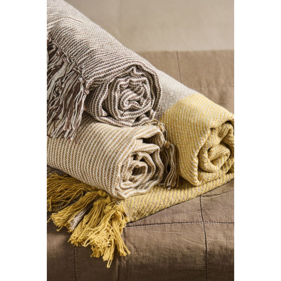 Ib Laursen Decke 130x160 cm, Creme/Clay