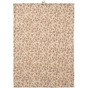 Ib Laursen Caroline Theedoek 50x70 cm, Natuur/Bruin