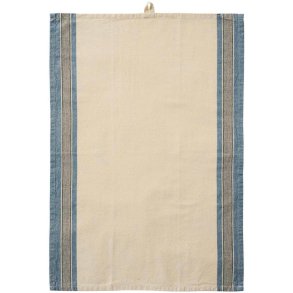 Ib Laursen Walter Viskestykke 50x70 cm, Natur/bl/Gr