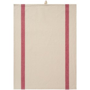 Ib Laursen Chloe Viskestykke 50x70 cm, Beige/R�d