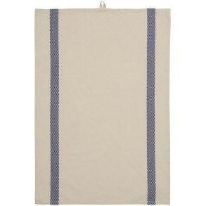 Ib Laursen Viskestykke 50x70 cm, Natur/M�rkebl�