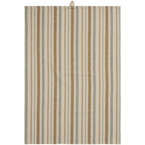 Ib Laursen Viskestykke 50x70 cm, Mustard/Gr�n