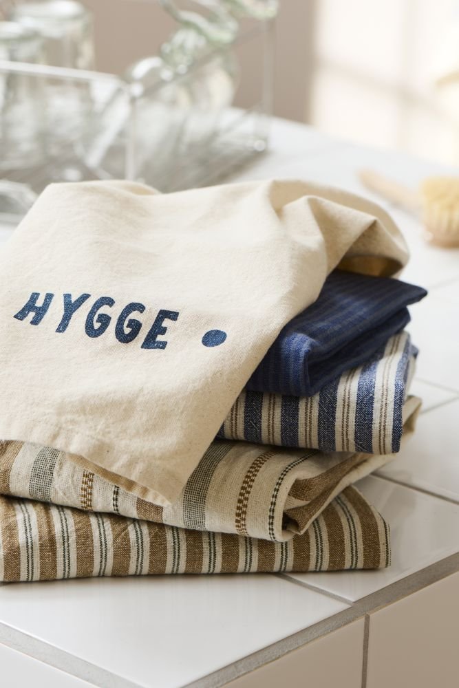 Ib Laursen Viskestykke 50x70 cm, Hygge/M�rkebl�