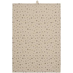 Ib Laursen Viskestykke 50x70 cm, Brun/Efter�rsblade