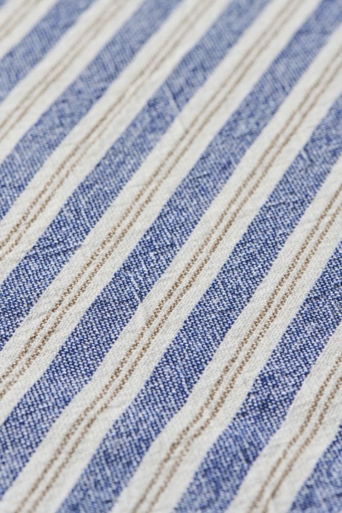 Ib Laursen Elly Kissenbezug 60x60 cm, Blau/Braun