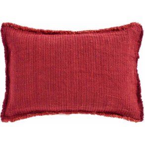 Ib Laursen Kussenhoes 40x60 cm, Roest/Bordeaux