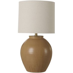 Ib Laursen Aura Tischlampe H55,5 cm, Leinsamen/Senf