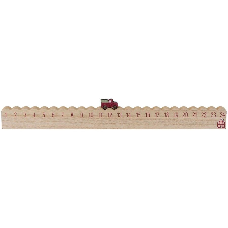 Ib Laursen Adventskalender 50 cm, Lkw Mit Weihnachtsbaum