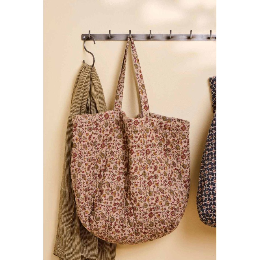 Ib Laursen Gesteppt Tasche 45x25 cm, Braun