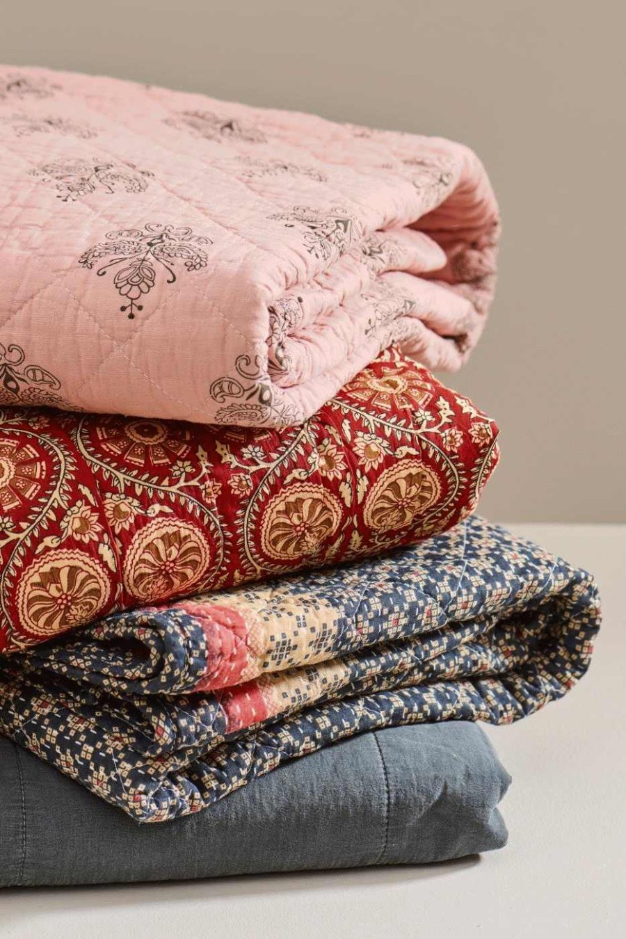 Ib Laursen Steppdecke 130x180 cm, Rosa