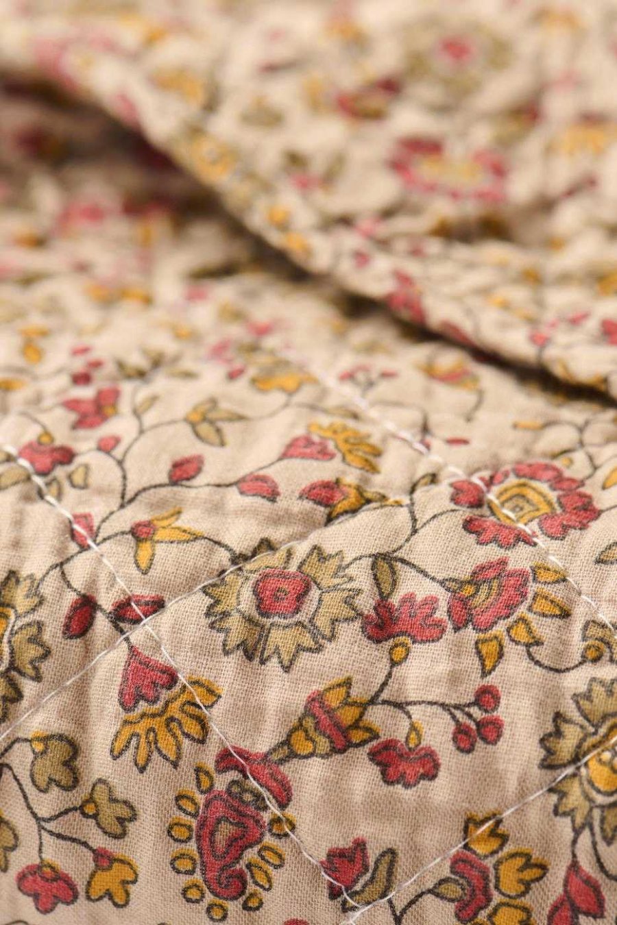 Ib Laursen Steppdecke 130x180 cm, Braun