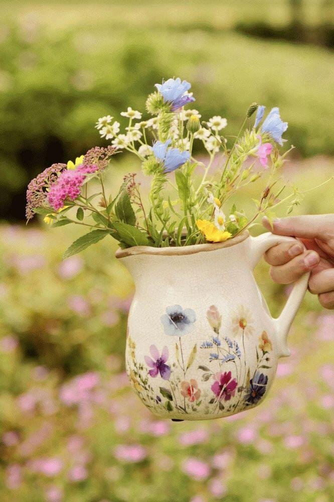 Ib Laursen Vase H15 cm, Wildflowers