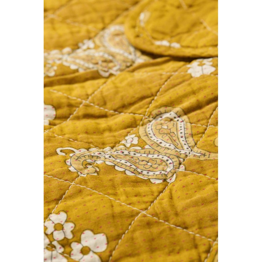 Ib Laursen Steppdecke 130x180 cm, Mustard