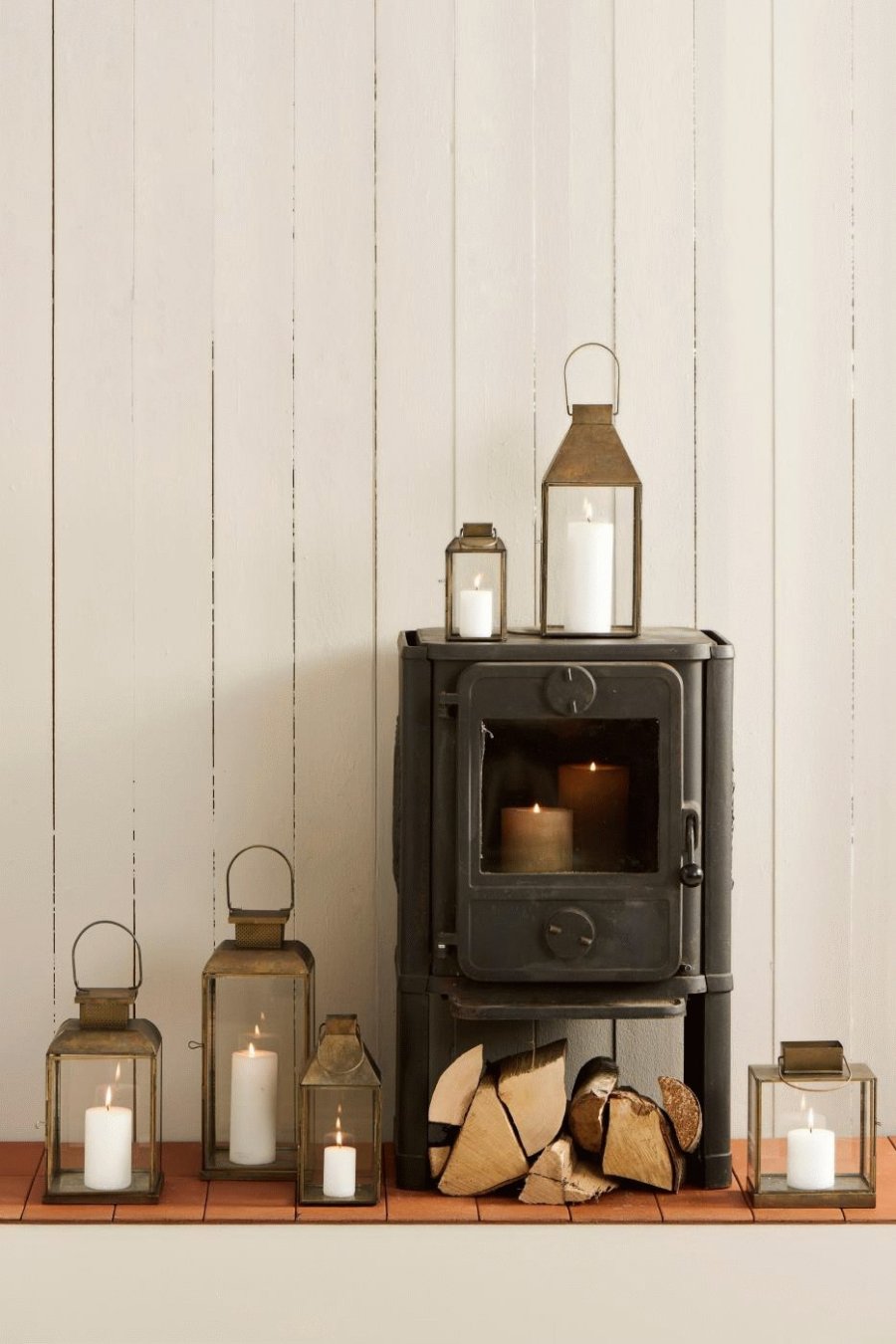 Ib Laursen Villads Laterne H20 cm, 5 Cm