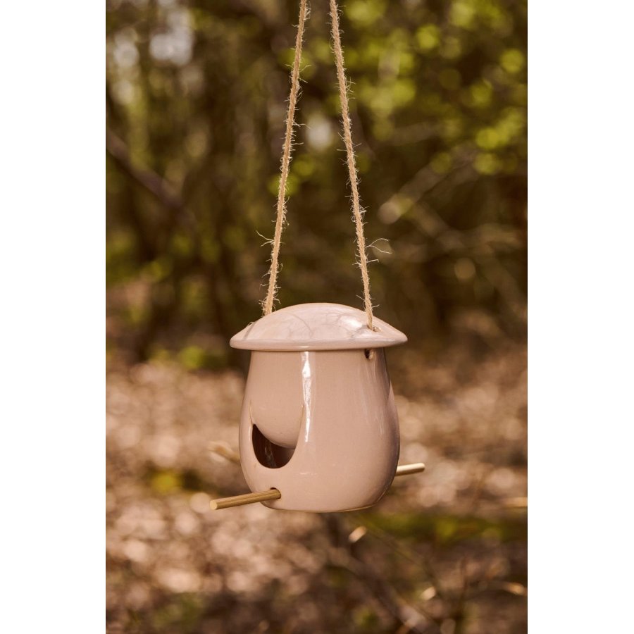 Ib Laursen Vogelhaus H12,5 cm, Staubige Malve