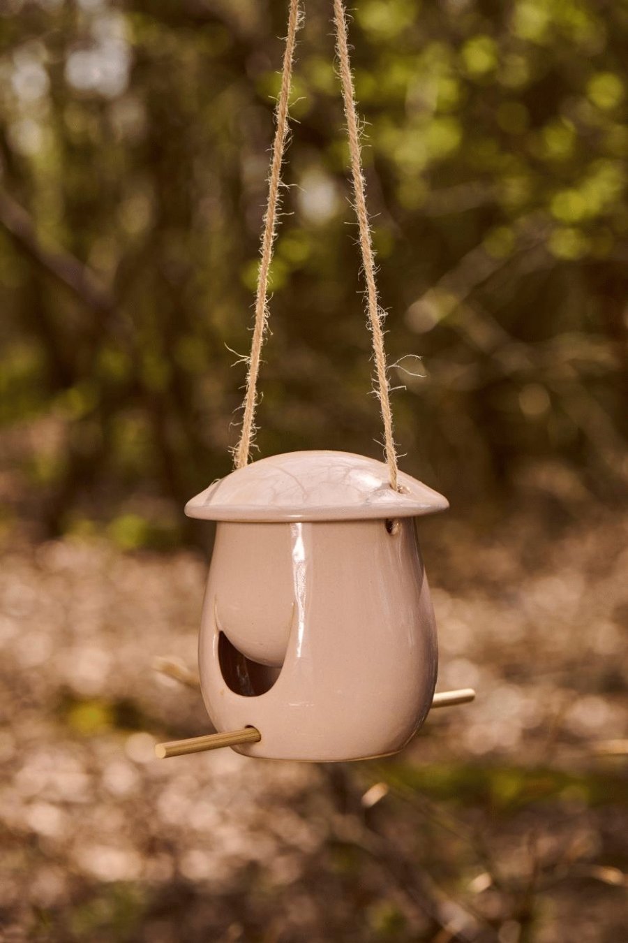 Ib Laursen Vogelhaus H12,5 cm, Staubige Malve