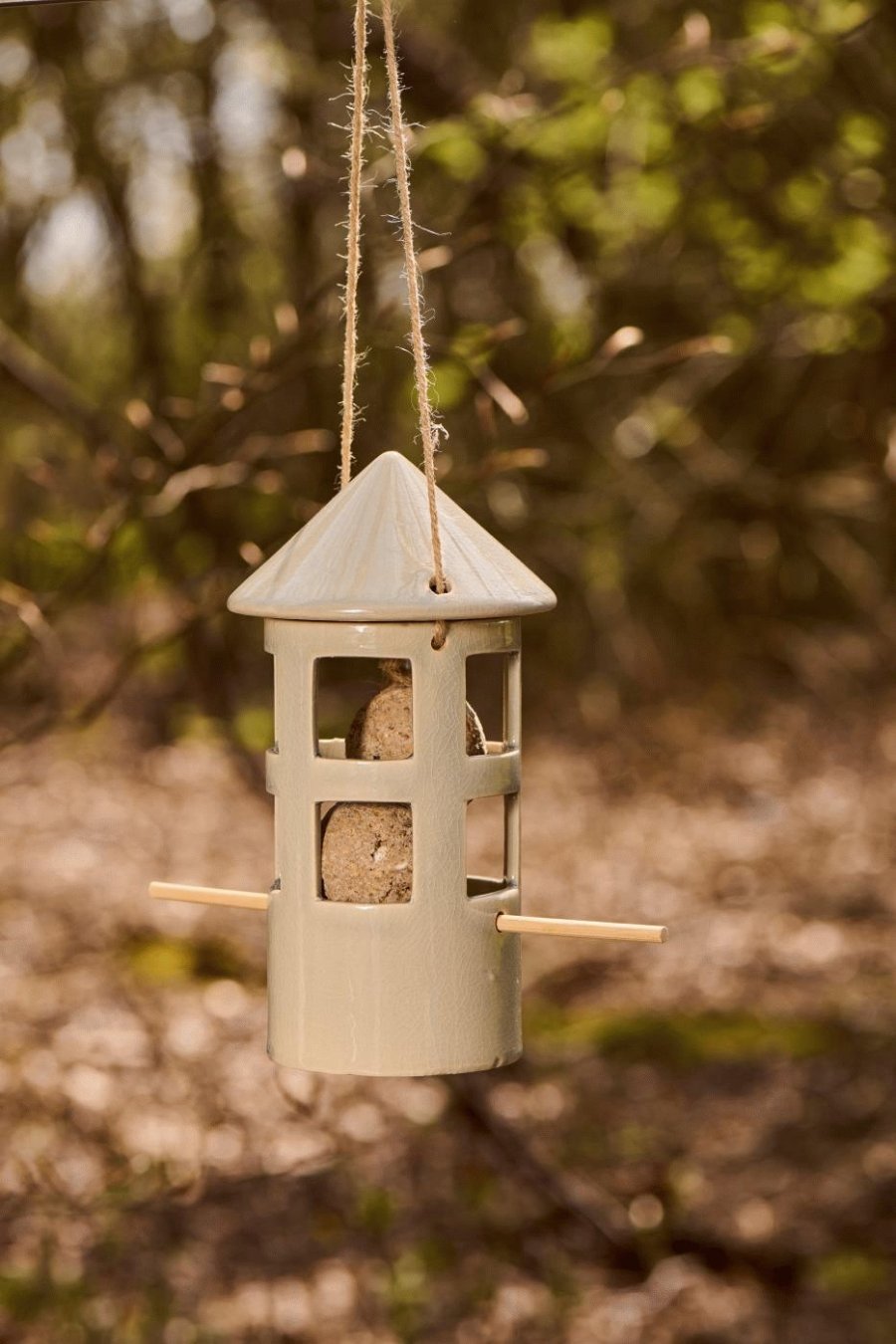 Ib Laursen Vogelhaus H22,5 cm, Latte