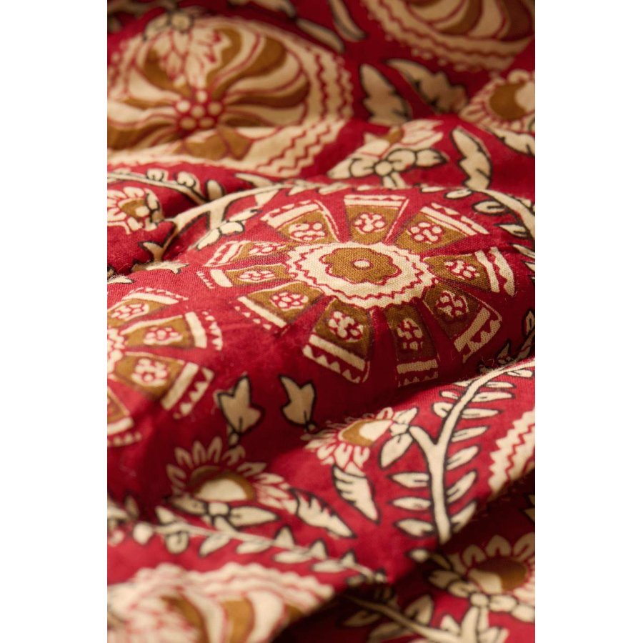 Ib Laursen Bella Steppdecke 130x170 cm, Rot