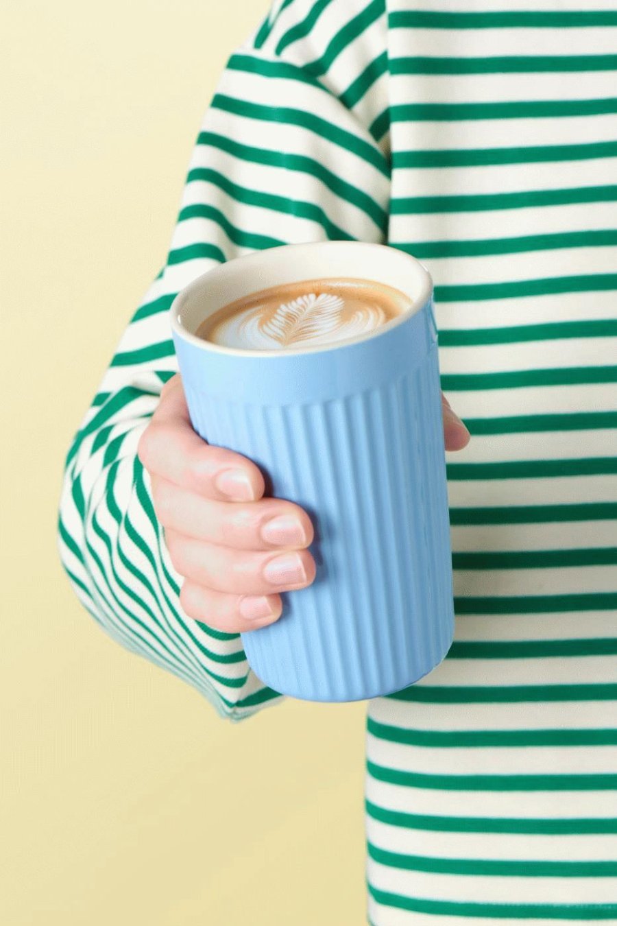 Ib Laursen Mynte Cafe Latte-krus 37,5 cl, Blue Bell