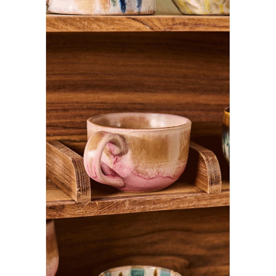 Ib Laursen Trosa Becher 14 cl, Hellbraun/Rosa