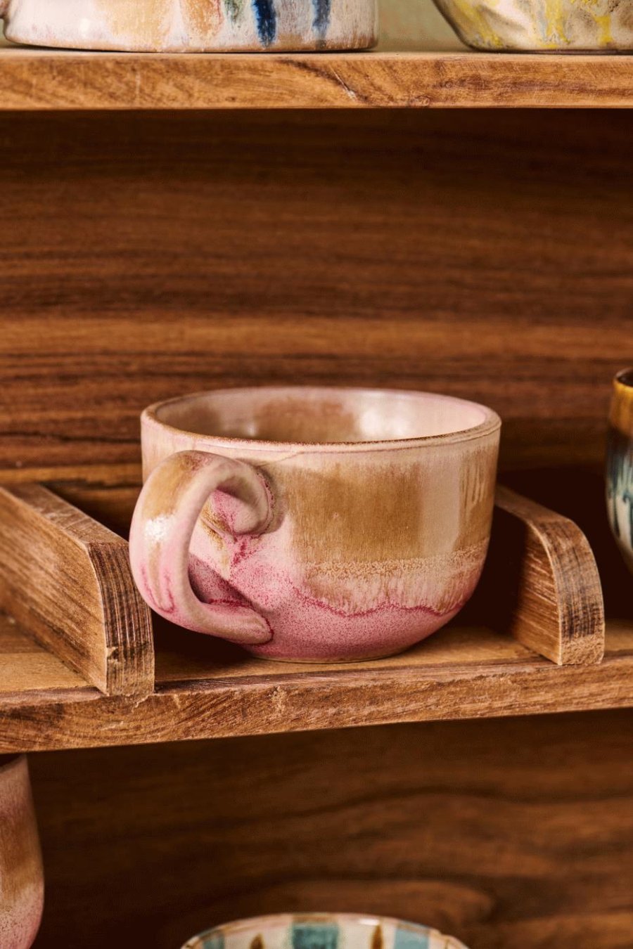 Ib Laursen Trosa Becher 14 cl, Hellbraun/Rosa