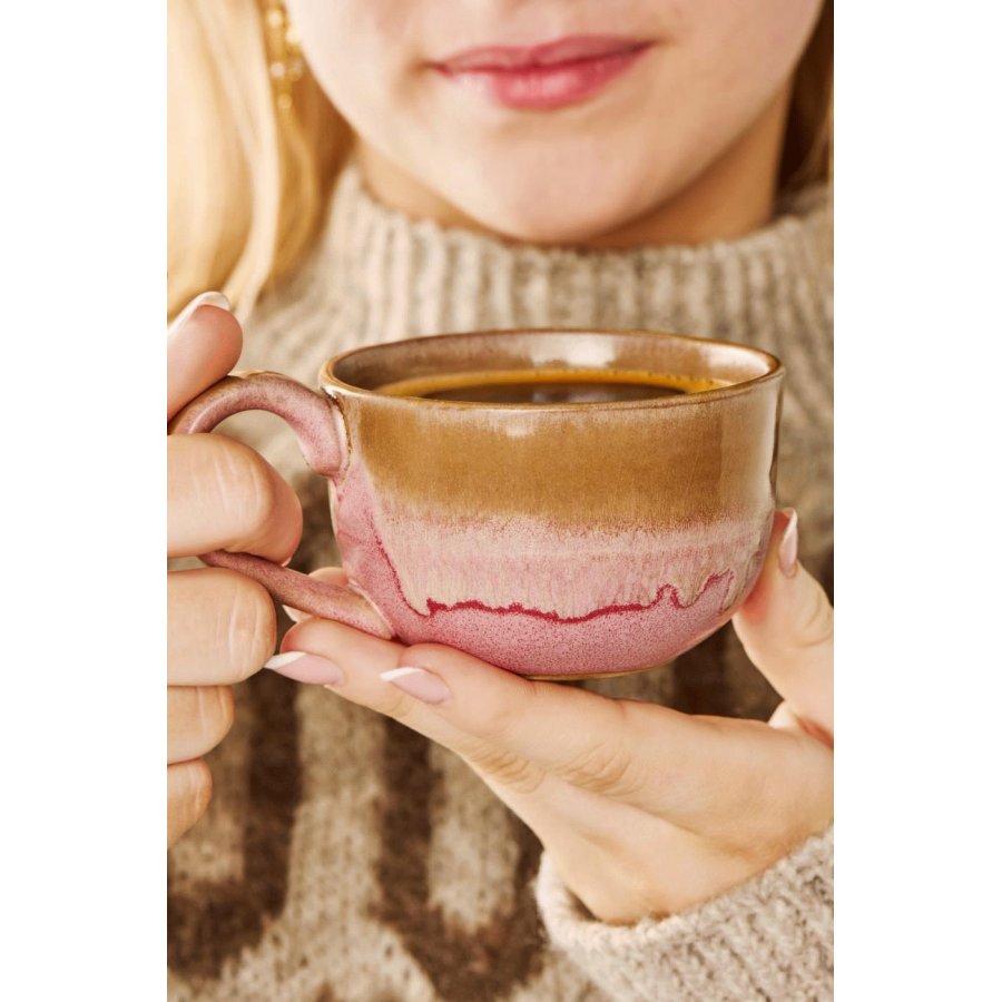 Ib Laursen Trosa Becher 14 cl, Hellbraun/Rosa